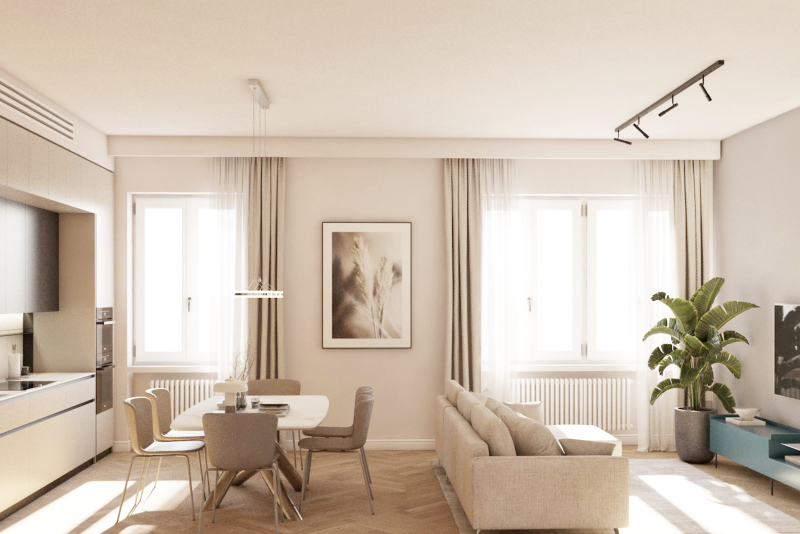 Moderna residenza in palazzo d'epoca