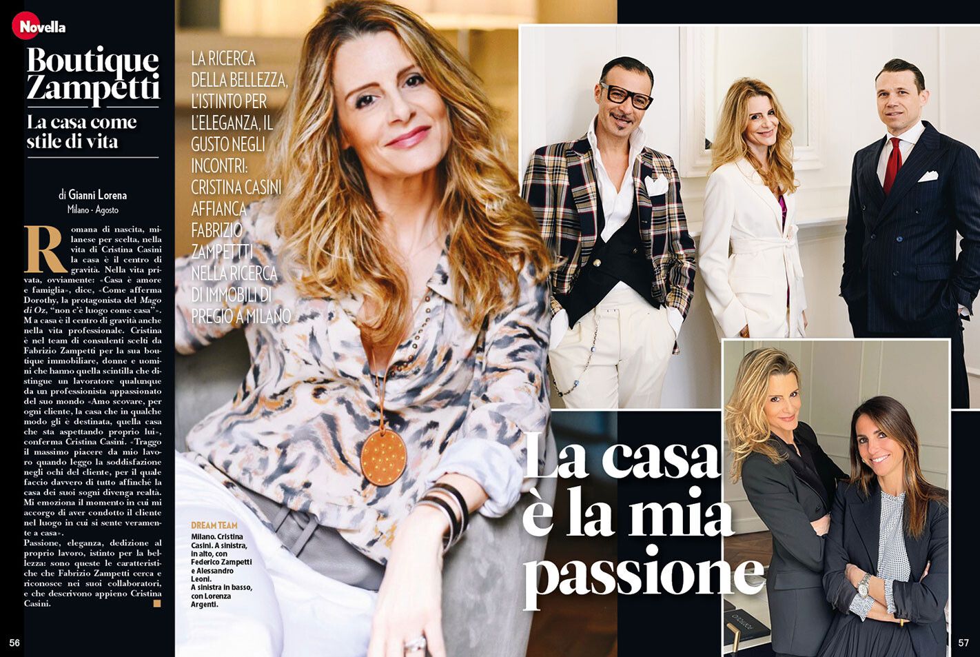 Cristina Casini, la casa è la mia passione | Novella 2000 - Agosto 2022